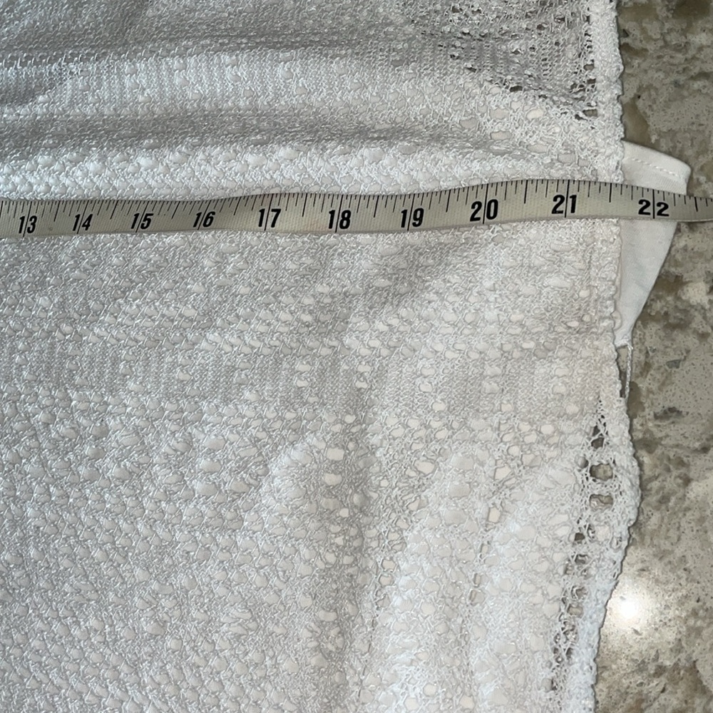 Ralph Lauren Tank Top White Lace size 1X - Picture 7 of 8